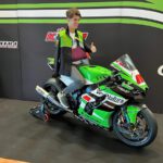 Oliver König na svém novém motocyklu WorldSBK Kavasaki