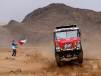 #508 Aleš Loprais, Petr Pokora a Jaroslav Valtr ml. – Praga V4S DKR, Instaforex Loprais Team, Dakar 2023