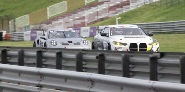 Porsche 911 GT3 Cup vs BMW M4 GT4 - Zeknova Carboniacup Most 2024 © Vláďa Rožánek