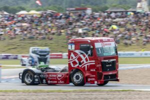 Norbert Kiss (H) vítěz FIA ETRC 2024 v Mostě © Richard Kienberger